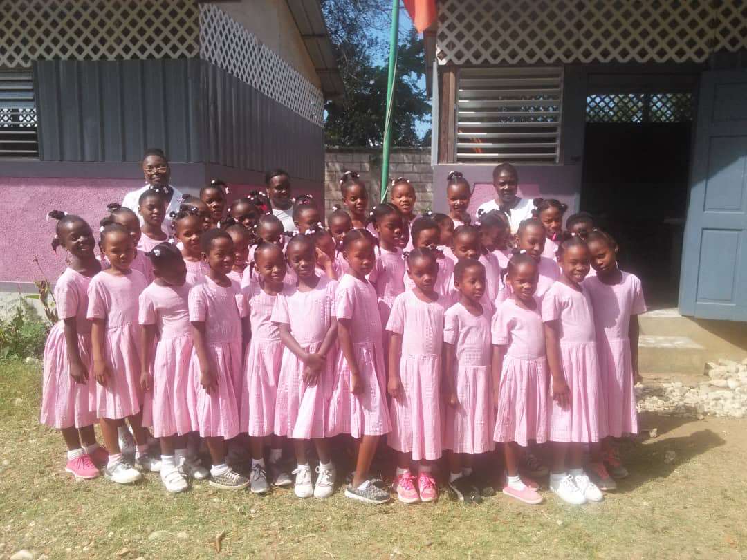 haiti leogane grundschulkinder